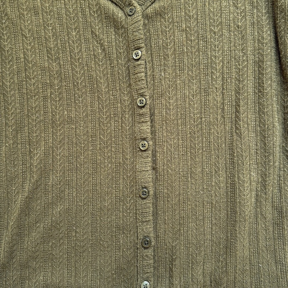 Old Navy Olive Green Chic Long Sleeve Top - Picture 4 of 4